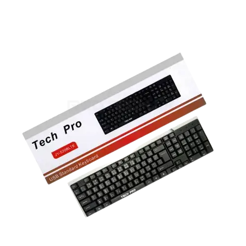 TECHPRO 520BLTE USB ENGLISH KEYBOARD(6m)